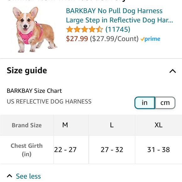 NWOT Barkbay dog harness - Picture 2 of 2
